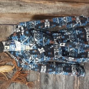 Aztec print peacoat
